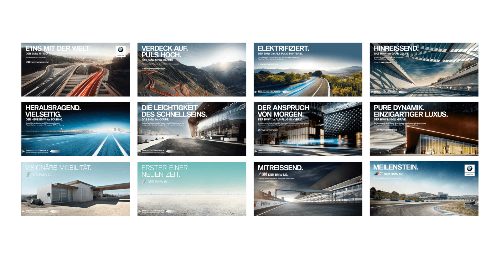 BMW Grafikrückwande Overview